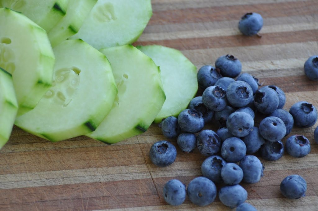 Blueberry and Cucumber