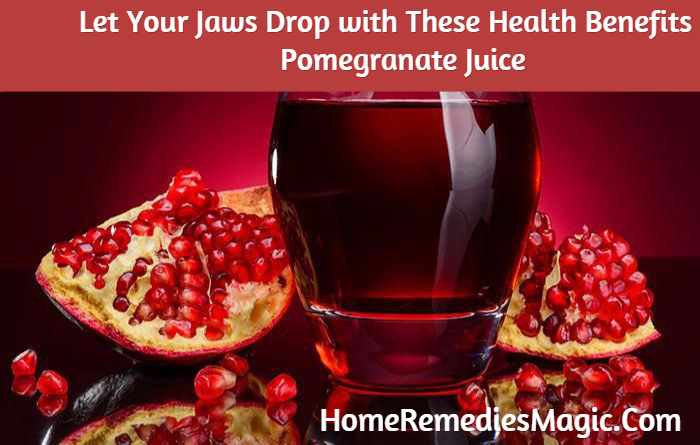 Health benefits of pomegranate juice